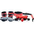 Kit BDSM Red and Black - 7 pieces