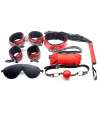 Kit BDSM Red and Black - 7 pieces 030570500