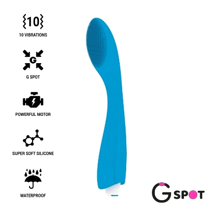 G-SPOT - GYLBERT TURQUOISE BLUE G-SPOT VIBRATOR D-221268