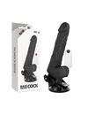 BASECOCK - REALISTIC VIBRATOR REMOTE CONTROL NATURAL WITH TESTICLES 19.5CM D-223000