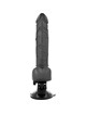 BASECOCK - REALISTIC VIBRATOR REMOTE CONTROL NATURAL WITH TESTICLES 19.5CM D-223000