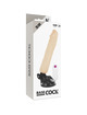 BASECOCK - REALISTIC VIBRATOR REMOTE CONTROL FLESH 20 CM D-223004