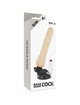 BASECOCK - VIBRADOR REALISTICO CONTROL REMOTO NATURAL 19.5 CM