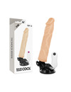 BASECOCK - REALISTIC VIBRATOR REMOTE CONTROL FLESH 21 CM D-223008