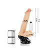 BASECOCK - VIBRADOR ARTICULABLE CONTROL REMOTO NATURAL 20 CM