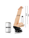 Vibrador Realístico Basecock Articulável com Comando 20 cm,D-223015