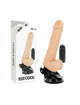 BASECOCK - REALISTIC VIBRATOR REMOTE CONTROL FLESH 18.5CM D-223019