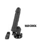 Vibrador Realístico Basecock com Comando 18.5 cm,D-223019