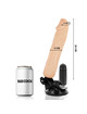 BASECOCK - VIBRADOR REALISTICO CONTROL REMOTO NATURAL 20 CM