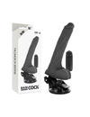 BASECOCK - REALISTIC NATURAL REMOTE CONTROL VIBRATOR WITH TESTICLES 20 CM D-223023