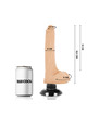 Vibrador Realístico Basecock 18.5 cm ,D-223027