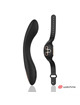 Vibrador Annezs Desire Curve Preto e Dourado