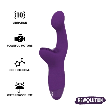 REWOLUTION - REWOKISS VIBRATOR POINT TO STIMULATOR D-228566