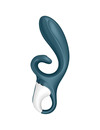 SATISFYER HUG ME RABBIT VIBRATOR APP - BLUE D-232043