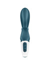 SATISFYER HUG ME RABBIT VIBRATOR APP - BLUE D-232043