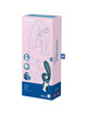 SATISFYER HUG ME RABBIT VIBRATOR APP - BLUE D-232043