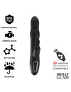 BRILLY GLAM- MOEBIUS RABBIT VIBRATOR ROTATOR COMPATIBLE WITH WATCHME WIRELESS TECHNOLOGY D-232443