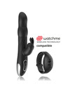 BRILLY GLAM- MOEBIUS RABBIT VIBRATOR ROTATOR COMPATIBLE WITH WATCHME WIRELESS TECHNOLOGY D-232443