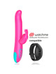 HAPPY LOKY - PLUTO RABBIT VIBRATOR ROTATOR COMPATIBLE CON WATCHME WIRELESS TECHNOLOGY