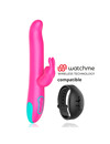 HAPPY LOKY - PLUTO RABBIT VIBRATOR ROTATOR WATCHME WIRELESS TECHNOLOGY COMPATIBLE D-232450