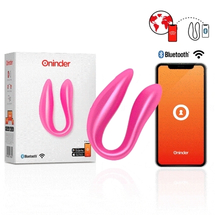 ONINDER - LISBOA ESTIMULADOR PUNTO G CLÍTORIS ROSA - APP GRATUITA ROSA