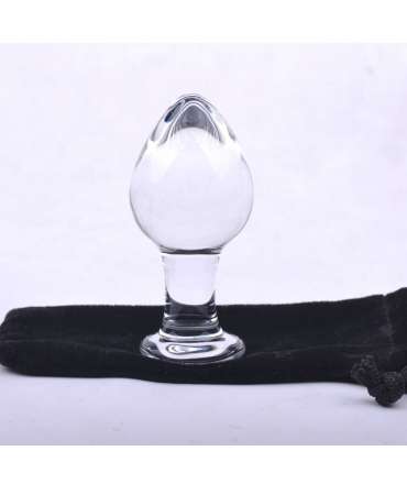 Plug Transparent Glass Ace of Spades 238007