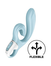 SATISFYER - LOVE ME VIBRADOR RABBIT AZUL