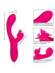 Vibrador Rabbit Calex Flutter Rosa
