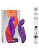 Vibrador Calex Stella Dual Pleaser Roxo