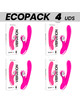 ECOPACK 6 UDS - DIVERSIA BUNNY VIBRATING 24 CM