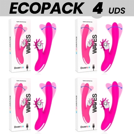 ECOPACK 6 UDS - DIVERSIA BUNNY WAVES 24 CM D-234696