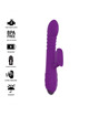 INTENSE - IGGY MULTIFUNCTION RECHARGEABLE VIBRATOR UP DOWN WITH CLITORAL STIMULATOR PURPLE