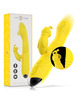 INTENSE - TOKY VIBRADOR MULTIFUNCIÓN RECARGABLE UP DOWN CON ESTIMULADOR DE CLITORIS AMARILLO