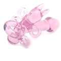 Dildo Rabbit Glass Pink 14 cm