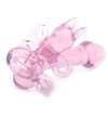 Dildo Rabbit Glass Pink 14 cm 225021