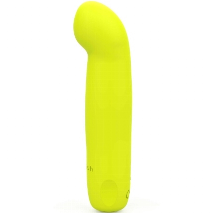 B SWISH - BCUTE CURVE INFINITE CLASSIC RECHARGEABLE SILICONE VIBRATOR YELLOW D-236024