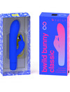 B SWISH - BWILD BUNNY INFINITE CLASSIC RECHARGEABLE VIBRATOR BLUE SILICONE D-236029