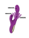 INTENSE - APOLO RECHARGEABLE MULTIFUNCTION VIBRATOR 7 VIBRATIONS WITH SWINGING MOTION PURPLE D-236481