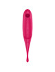 satisfyer - twirling pro air pulse stimulator vibrator red D-232745