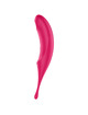 satisfyer twirling pro estimulador y vibrador - rojo