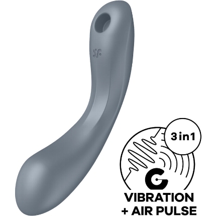 satisfyer - curve trinity 1 air pulse vibration rojo