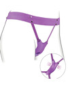 fantasy for her - butterfly harness, vibrating rechargeable remote control purple D-236649