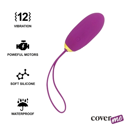 Ovo Vibratório Coverme Lapi Roxo,D-213101