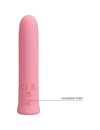 pretty love - curtis mini super power vibrator 12 pink silicone vibrations D-236078