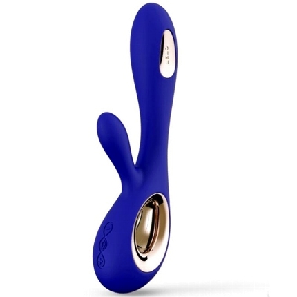 lelo - soraya wave vibrator rabbit midnight blue D-223490