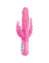 seven creations - e rabbit slimine triple play triple stimulation vibrator pink D-225253