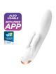 Vibrador Rabbit Satisfyer Double Flexx com App,D-231290