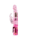 Vibrador Rabbit Baile com Rotação Rosa,D24-149095RS