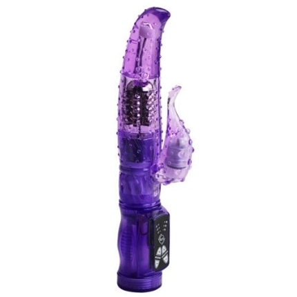 Vibrador Rabbit Baile Queen com Rotação Roxo