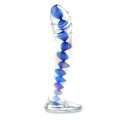 Dildo Blue Glass 16 cm